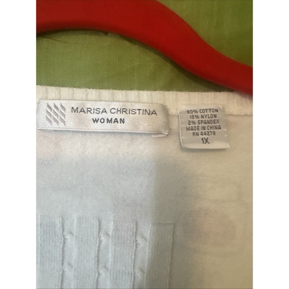 Vintage Marisa Christina Cardigan Makeup Design Beaded Sequins Buttons Size XL - Picture 4 of 5